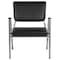 Flash Furniture HERCULES Series 1000 lb. Rated Black Antimicrobial Vinyl Bariatric Medical Reception Arm Chair with Panel Back, PK4 4-XU-DG-60443-670-2-BV-GG - alternate 8