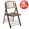 Flash Furniture American Champion Bamboo Folding Chair, PK4 4-X-62111-BAM-GG - alternate 7