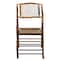 Flash Furniture American Champion Bamboo Folding Chair, PK4 4-X-62111-BAM-GG - alternate 10