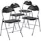 Flash Furniture Black Vinyl Folding Chair, PK4 4-YB-YJ806H-GG - alternate 3