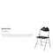 Flash Furniture Black Vinyl Folding Chair, PK4 4-YB-YJ806H-GG - alternate 2