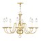 Livex Lighting Williamsburgh 8 Light Polished Brass Cha 5008-02 - alternate 2