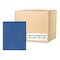 Roaring Spring Case of Dark Blue Paper Pocket Folders, 11.75"x9.5", Twin Pockets hold 25 sheets ea, 11 pt tag board, PK250 50116cs - alternate 2