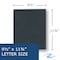 Kaboom Case of Black Paper Pocket Folders, 11.75"x9.5", Twin Pockets hold 25 sheets each, 11 pt tag board, PK250 50119cs - alternate 3