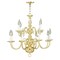 Livex Lighting Williamsburgh 12 Light Polished Brass Chandelier 5012-02 - alternate 2