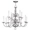 Livex Lighting Williamsburgh 12 Light Brushed Nickel Chandelier 5012-91 - alternate 2