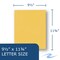 Roaring Spring Case of Gold Paper Pocket Folders, 11.75"x9.5", Twin Pockets hold 25 sheets each, 11 pt tag board, PK250 50121cs - alternate 5