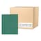 Kaboom Case of Green Paper Pocket Folders, 11.75"x9.5", Twin Pockets hold 25 sheets each, 11 pt tag board, PK250 50122cs - alternate 4