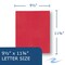 Roaring Spring Case of Red Paper Pocket Folders, 11.75"x9.5", Twin Pockets hold 25 sheets each, 11 pt tag board, PK250 50123cs - alternate 6