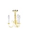 Livex Lighting Williamsburgh 3 Light Polished Brass Mini Chandelier 5013-02 - alternate 2