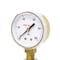 Pic Gauges 2 in Dial, 1/4 in NPT Lower Location, Highly Polished Copper Alloy Case Material 501D-UNO-204E - alternate 1
