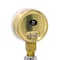 Pic Gauges 2 in Dial, 1/4 in NPT Lower Location, Highly Polished Copper Alloy Case Material 501D-UNO-204E - alternate 2