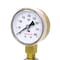 Pic Gauges 2 in Dial, 1/4 in NPT Lower Location, Highly Polished Copper Alloy Case Material 501D-UNO-204I - alternate 1
