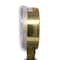 Pic Gauges Gauge, 2.5"0/60psi, 1/4"LM, Brass, UseNoOil, 2 1/2 in Dial, 1/4 in NPT Lower Location 501D-UNO-254D - alternate 2