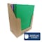 Roaring Spring Pocket Folders in Holder, 11.75"x8.5", Twin Pockets Hold 25 Sheets Each, 5 Colors, PK50 50205CS - alternate 3