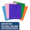 Roaring Spring Pocket Folders in Holder, 11.75"x8.5", Twin Pockets Hold 25 Sheets Each, 5 Colors, PK50 50205CS - alternate 2
