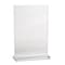 Tablecraft Table Tent, Two-Sided, Acrylic, 5"X7.1" 5070 - alternate 1