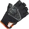 Proflex By Ergodyne Half Finger Mechanics Gloves, Leather Palm, XL, Black 860 - alternate 2
