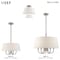 Livex Lighting Belclaire 6 Light Brushed Nickel Pendant Chandelier 50805-91 - alternate 3
