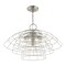 Livex Lighting Brooklyn 4 Light Brushed Nickel Chandelier 50948-91 - alternate 2