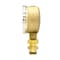 Pic Gauges Gauge, 20XL, Longwall, 0-900psi, 3ColorZone, 2 in Dial, 3/8 in Lower Location 509L - alternate 3