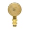 Pic Gauges Gauge, 20XL, Longwall, 0-900psi, 3ColorZone, 2 in Dial, 3/8 in Lower Location 509L - alternate 4