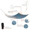 Classic Accessories Ravenna Double Hammock, Empire Blue, 81"x55" 50-111-015501-RT - alternate 3