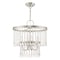 Livex Lighting Elizabeth 4 Light Brushed Nickel Pendant Chandelier 51064-91 - alternate 1
