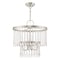 Livex Lighting Elizabeth 4 Light Brushed Nickel Pendant Chandelier 51064-91 - alternate 2