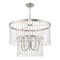 Livex Lighting Elizabeth 5 Light Brushed Nickel Pendant Chandelier 51065-91 - alternate 4