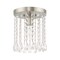 Livex Lighting Elizabeth 1 Light Brushed Nickel Ceiling 51066-91 - alternate 2