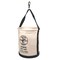 Klein Tools Straight Wall Bucket, #6 Canvas, natural, 15" Height 5109PS
