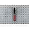 Triton Products 1 In. Single Rod 90 Degree Bend Steel Pegboard Hook for LocBoard, PK5 51119 - alternate 3