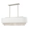 Livex Lighting Carlisle 5 Light Brushed Nickel Linear Chandelier 51126-91 - alternate 1