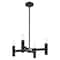 Livex Lighting Copenhagen 4 Light Black Mini Chandelier 51134-04 - alternate 3