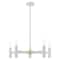 Livex Lighting Copenhagen 5 Light White Chandelier 51135-03 - alternate 2