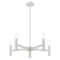 Livex Lighting Copenhagen 5 Light White Chandelier 51135-03 - alternate 4