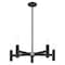 Livex Lighting Copenhagen 5 Light Black Chandelier 51135-04 - alternate 4