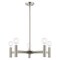 Livex Lighting Copenhagen 5 Light Brushed Nickel Chande 51135-91 - alternate 3