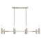 Livex Lighting Copenhagen 8 Light Brushed Nickel Linear Chandelier 51138-91 - alternate 8