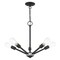 Livex Lighting Prague 5 Light Black Chandelier 51155-04 - alternate 2