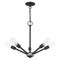 Livex Lighting Prague 5 Light Black Chandelier 51155-04 - alternate 4