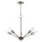 Livex Lighting Prague 5 Light Brushed Nickel Chandelier 51155-91 - alternate 3