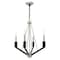Livex Lighting Beckett 4 Light Brushed Nickel And Black Mini Chandelier 51164-91 - alternate 3
