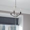 Livex Lighting Beckett 4 Light Brushed Nickel And Black Mini Chandelier 51164-91 - alternate 2