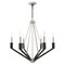 Livex Lighting Beckett 6 Light Brushed Nickel And Black 51166-91 - alternate 3