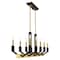 Livex Lighting Beckett 10 Light Satin Brass And Bronze 51168-12 - alternate 4