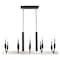 Livex Lighting Beckett 10 Light Brushed Nickel And Black Linear Chandelier 51168-91 - alternate 8
