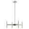 Livex Lighting Copenhagen 4 Light Brushed Nickel Mini Chandelier 51174-91 - alternate 1