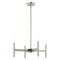 Livex Lighting Copenhagen 4 Light Brushed Nickel Mini Chandelier 51174-91 - alternate 4